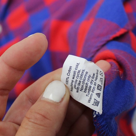 J.Crew Boy Fit Plaid Button Down Shirt Cotton - Picture 9 of 10